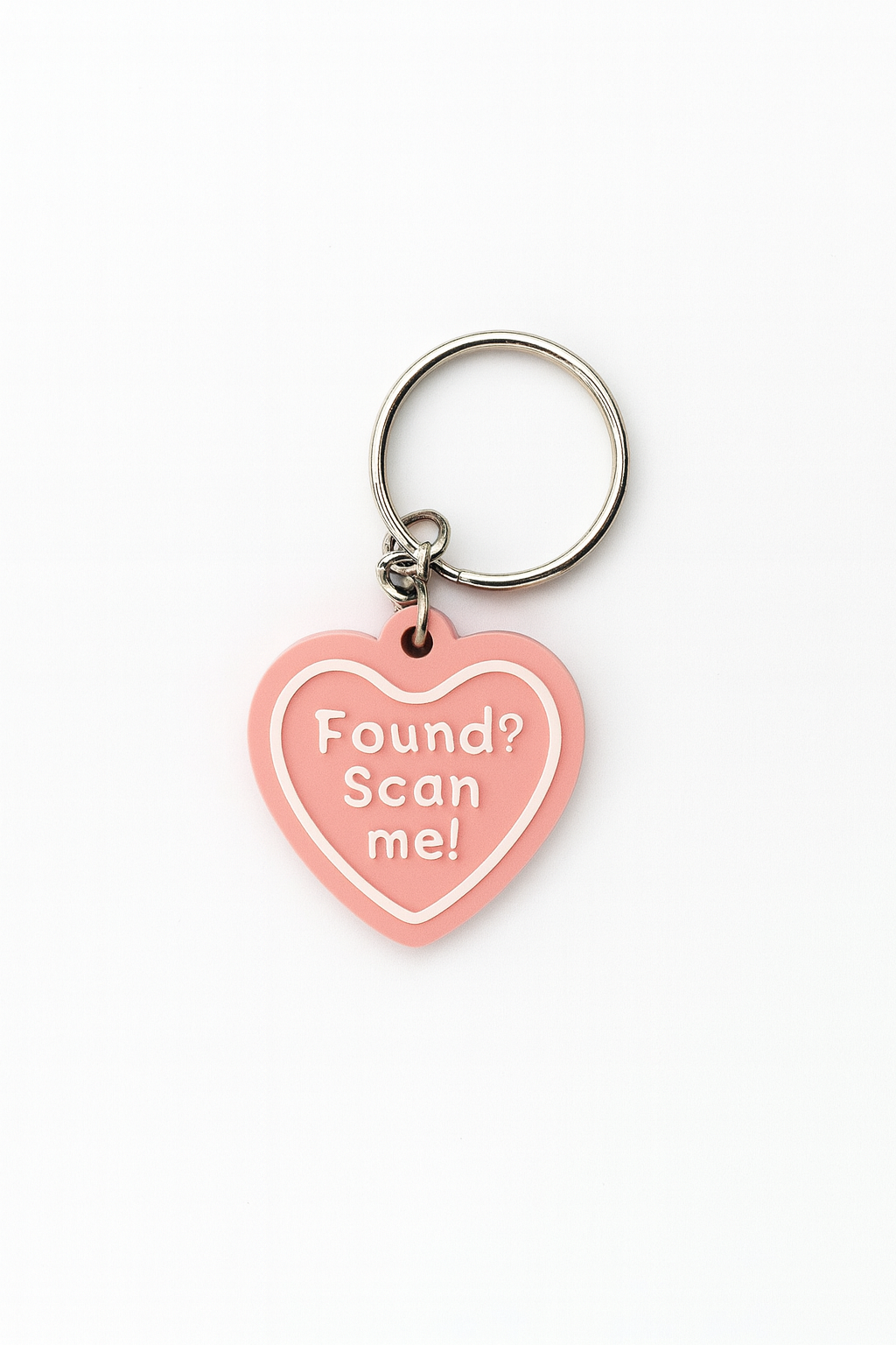 Heart QR Code Keychain