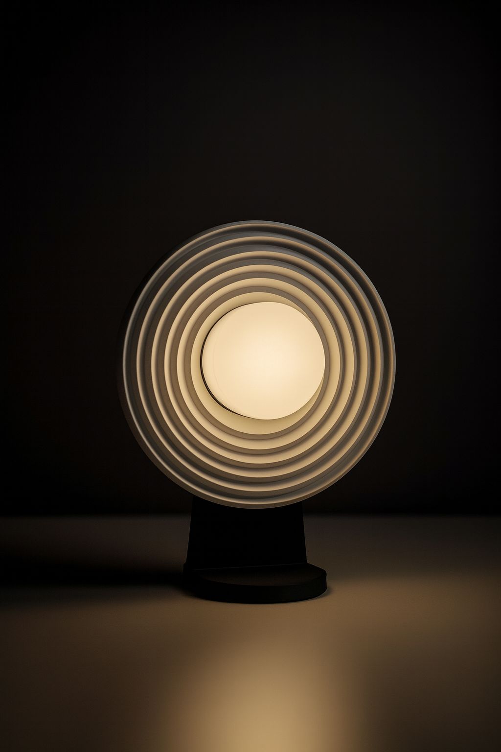 Ripple Glow Lamp – Modern Minimalist Light Inspired by Gentle Ripples