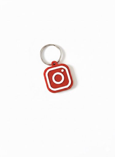 Instagram QR Code Keychain